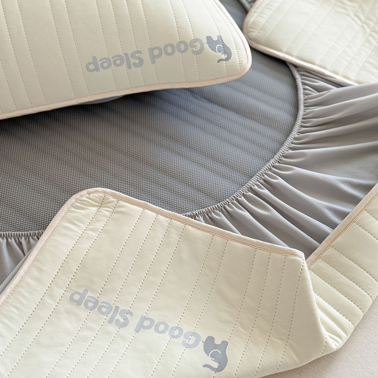 91家纺网 家纺一手货源 找家纺 TT.one 塔塔家居 2026新款A类自然凉感简约深睡眠清新小象夏日凉感垫 小象-奶昔黄