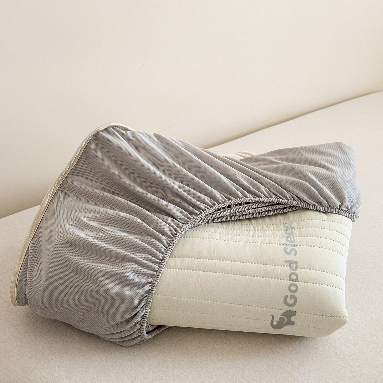 91家纺网 家纺一手货源 找家纺 TT.one 塔塔家居 2026新款A类自然凉感简约深睡眠清新小象夏日凉感垫 小象-奶昔黄