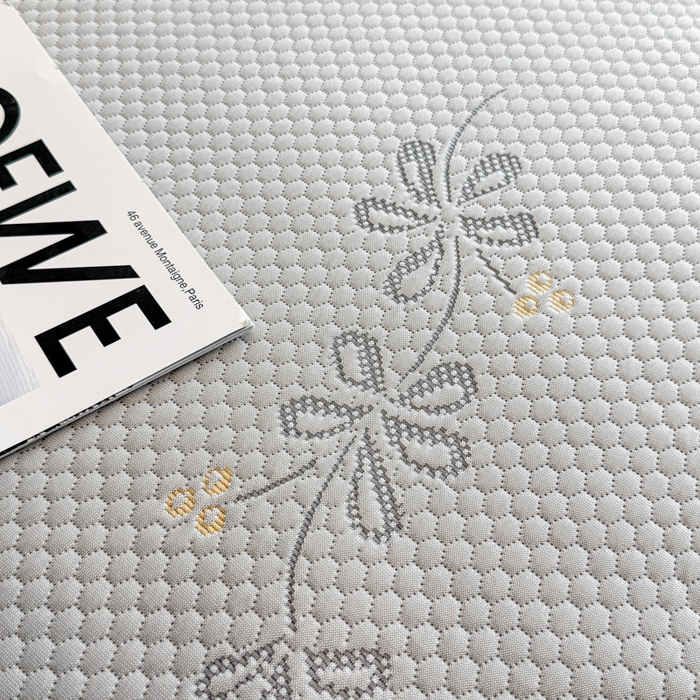 91家纺网 家纺一手货源 找家纺 畅畅家纺 2026春夏新款复合中分子PE100%聚乙烯乙纶色织提花凉感软凉席席子 繁花