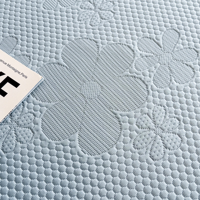 91家纺网 家纺一手货源 找家纺 畅畅家纺 2026春夏新款复合中分子PE100%聚乙烯乙纶色织提花凉感软凉席席子 清花