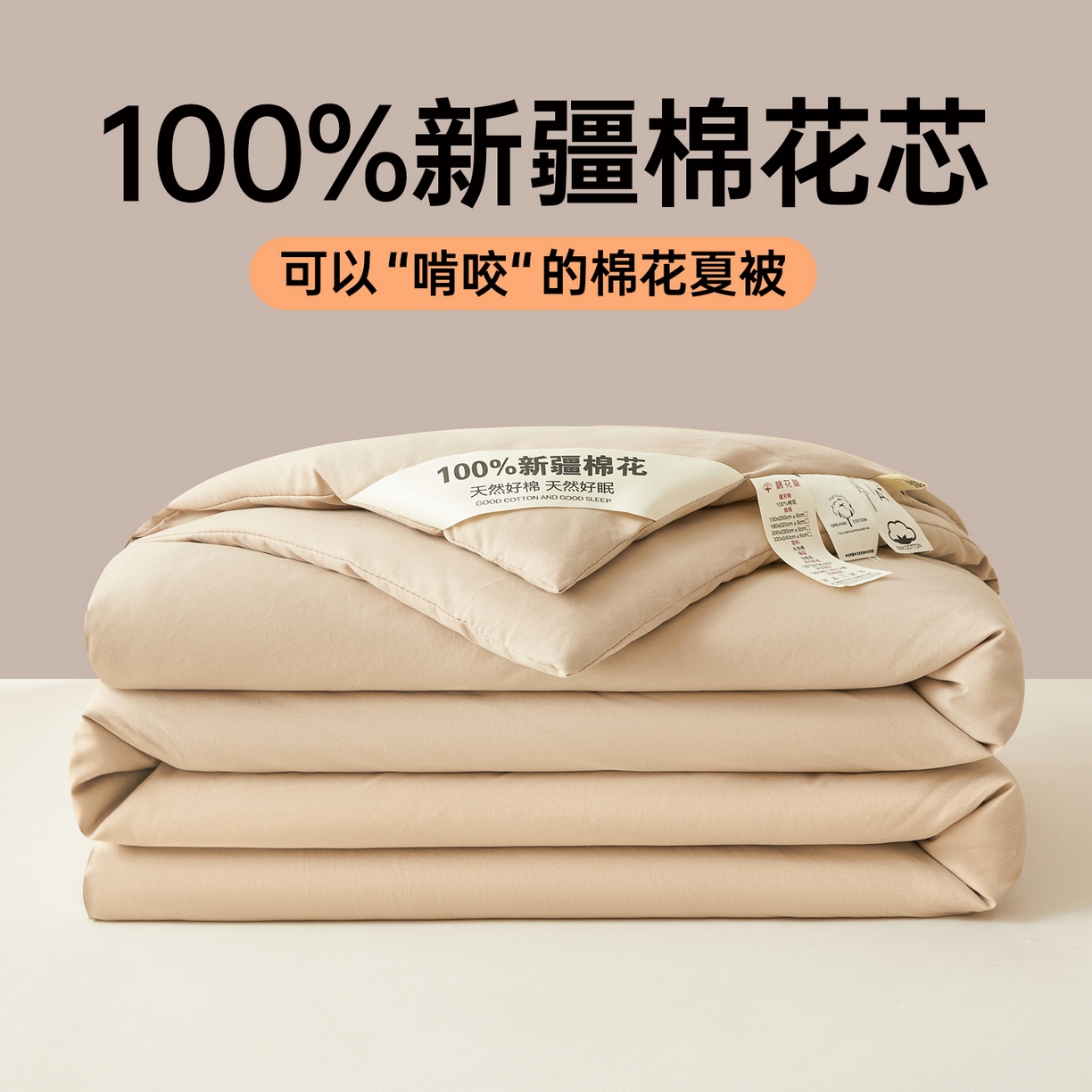 91家纺网 家纺一手货源 找家纺 （总）思雅庭 2026新款100%水洗棉新疆棉花被