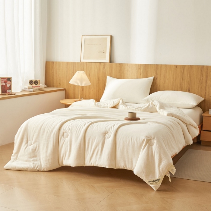 91家纺网 家纺一手货源 找家纺 （总）思雅庭 2026新款100%水洗棉新疆棉花被