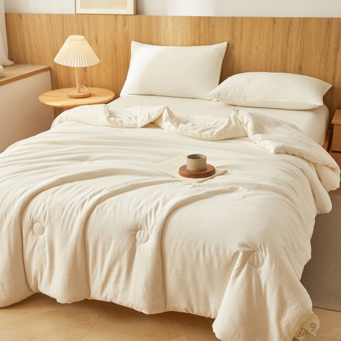 91家纺网 家纺一手货源 找家纺 （总）思雅庭 2026新款100%水洗棉新疆棉花被