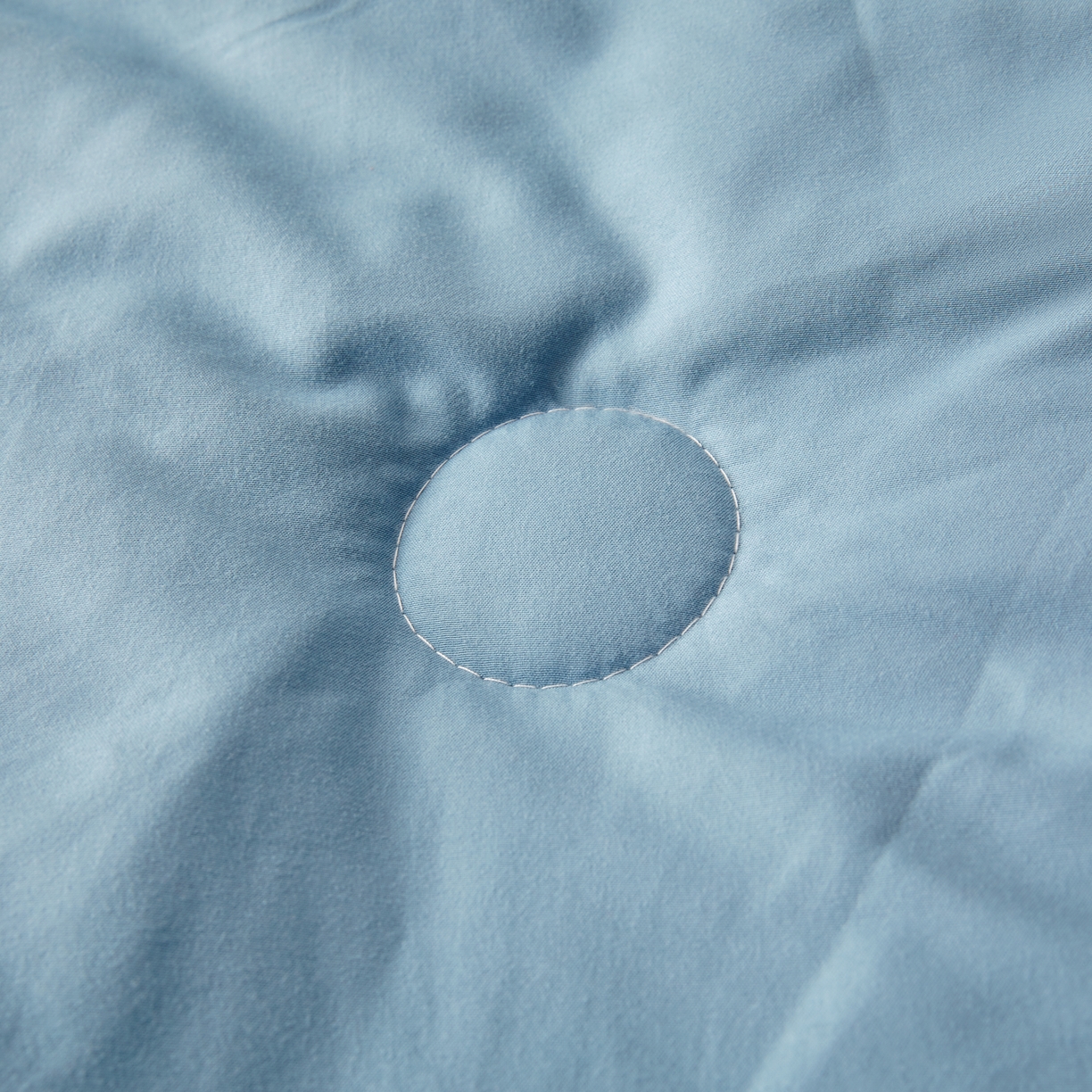 91家纺网 家纺一手货源 找家纺 思雅庭 2026新款100%水洗棉新疆棉花被 蓝色