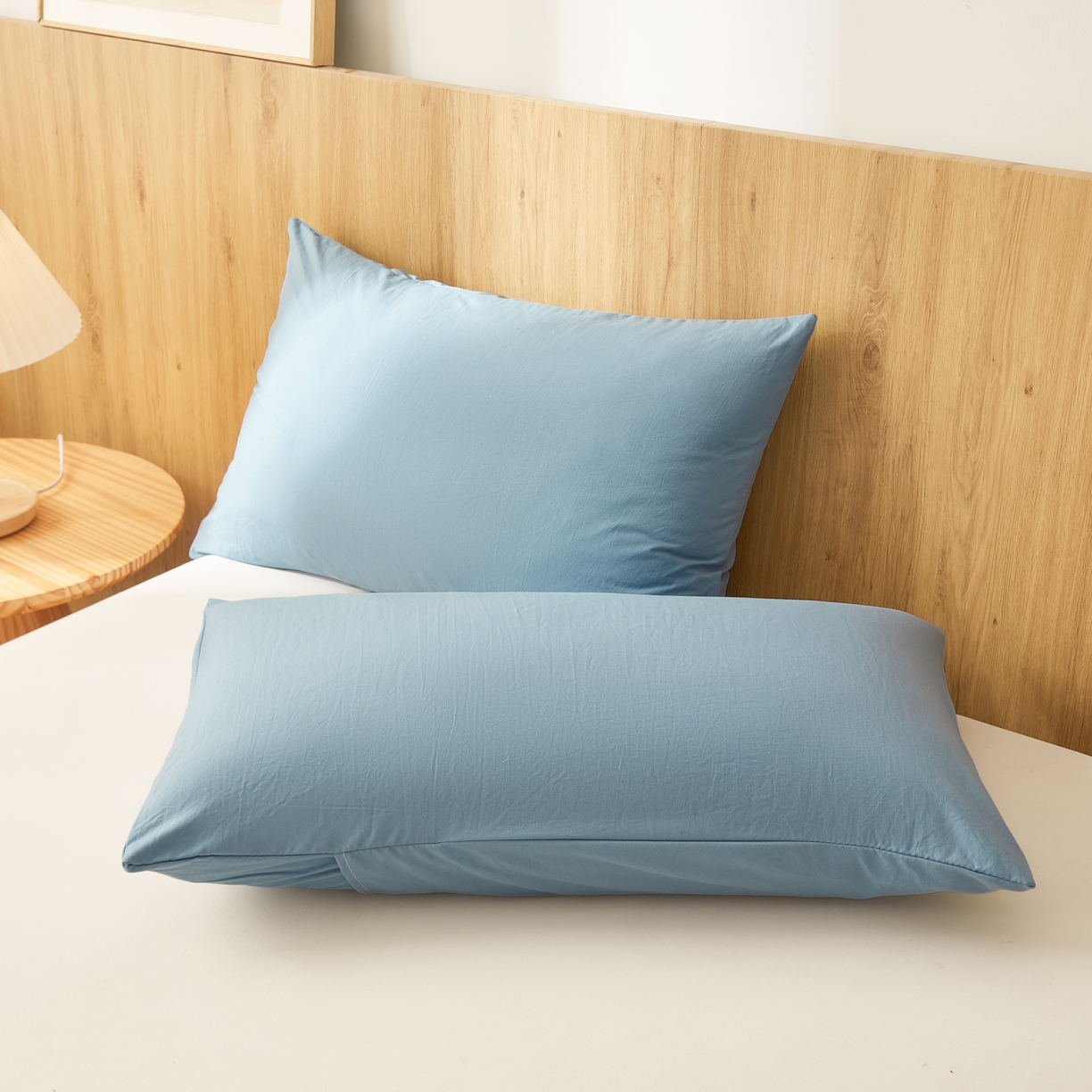 91家纺网 家纺一手货源 找家纺 思雅庭 2026新款100%水洗棉新疆棉花被 蓝色