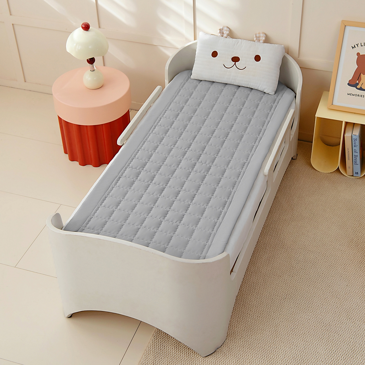 91家纺网 家纺一手货源 找家纺 （总）御棉坊 2026新品锦氨凉感凉席儿童凉席幼儿园夏季午睡褥子学生宿舍床凉席褥子