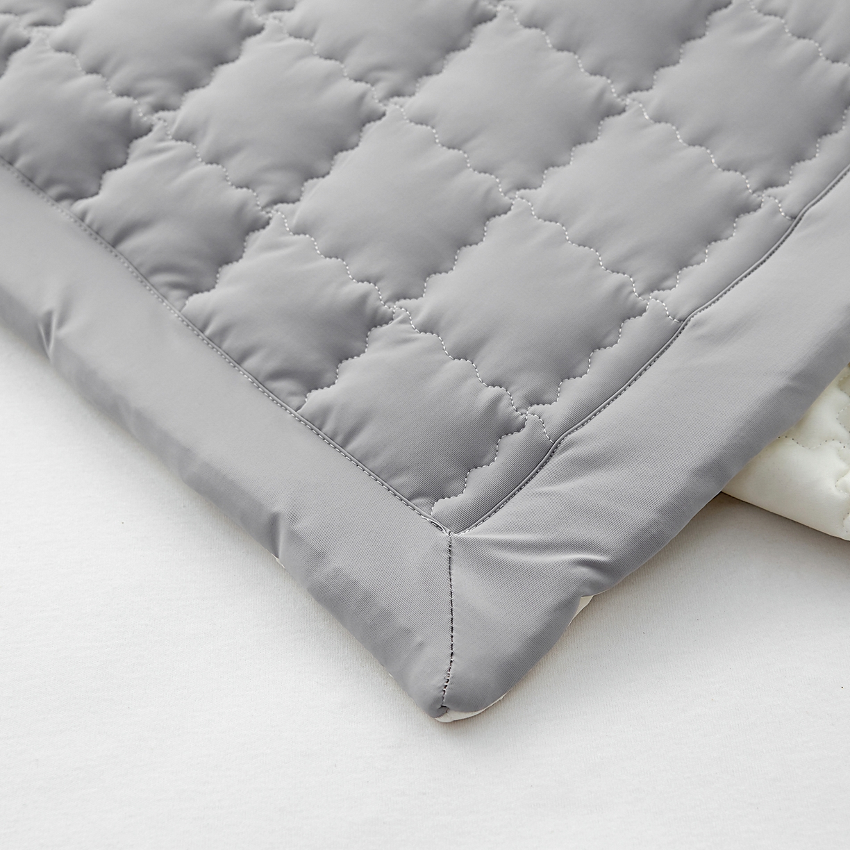 91家纺网 家纺一手货源 找家纺 御棉坊 2026新品锦氨凉感凉席儿童凉席幼儿园夏季午睡褥子学生宿舍床凉席褥子 冰冰灰