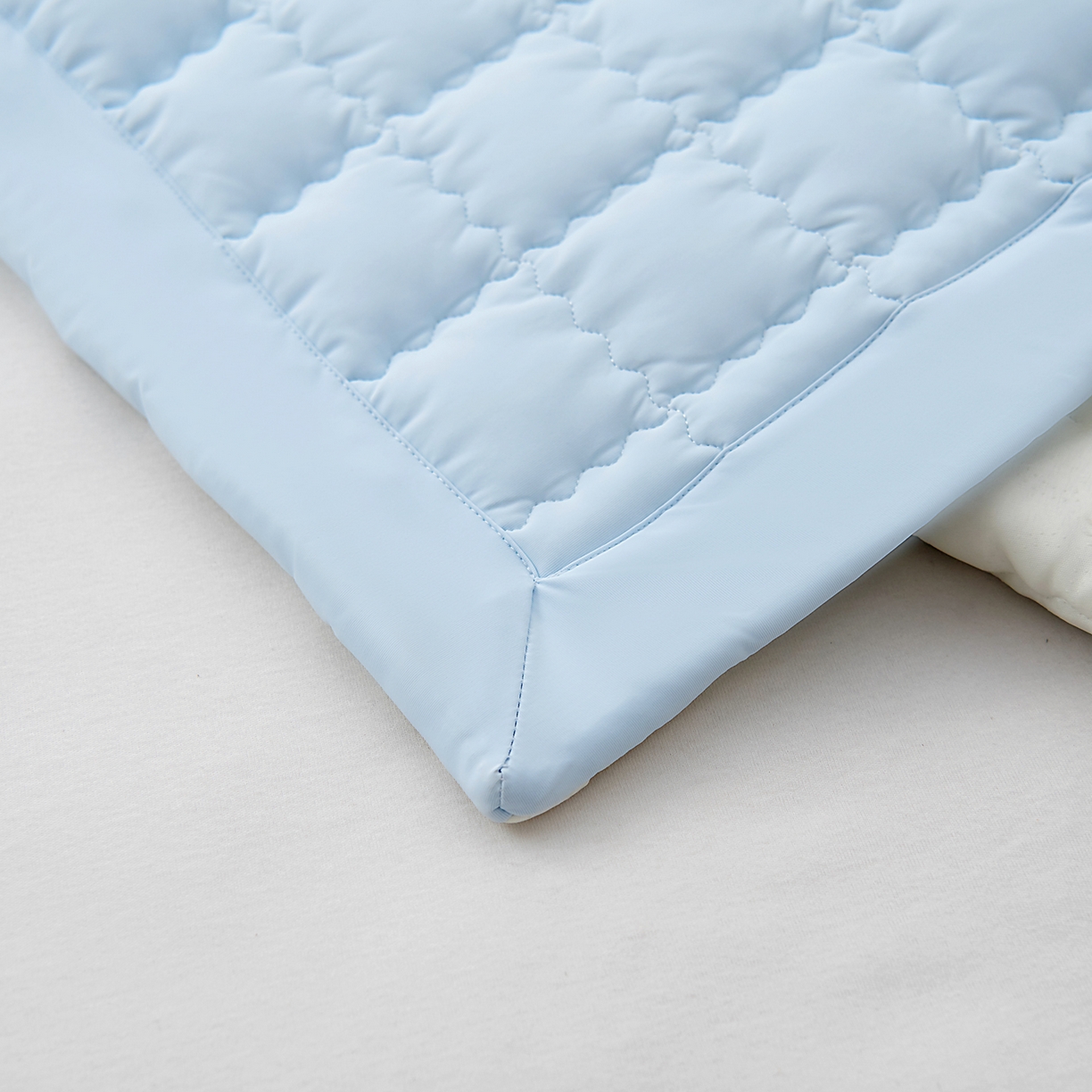 91家纺网 家纺一手货源 找家纺 御棉坊 2026新品锦氨凉感凉席儿童凉席幼儿园夏季午睡褥子学生宿舍床凉席褥子 冰冰蓝