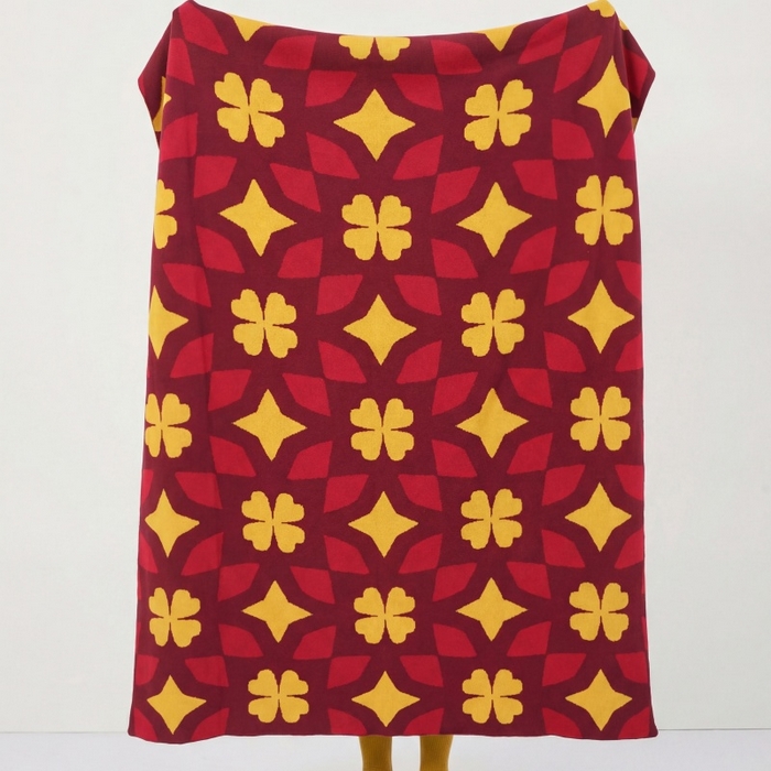 91家纺网 家纺一手货源 找家纺 （总）暖绵绵家纺 2026新款全棉提花复古花纹四季毯-诺拉琪