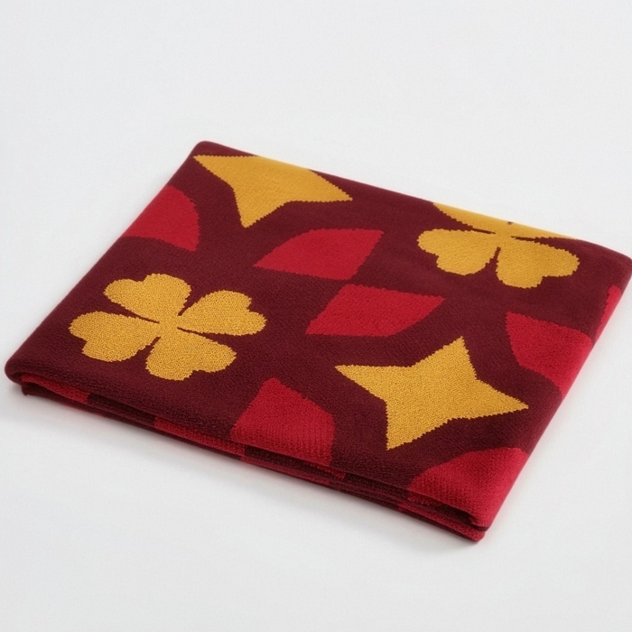 91家纺网 家纺一手货源 找家纺 （总）暖绵绵家纺 2026新款全棉提花复古花纹四季毯-诺拉琪