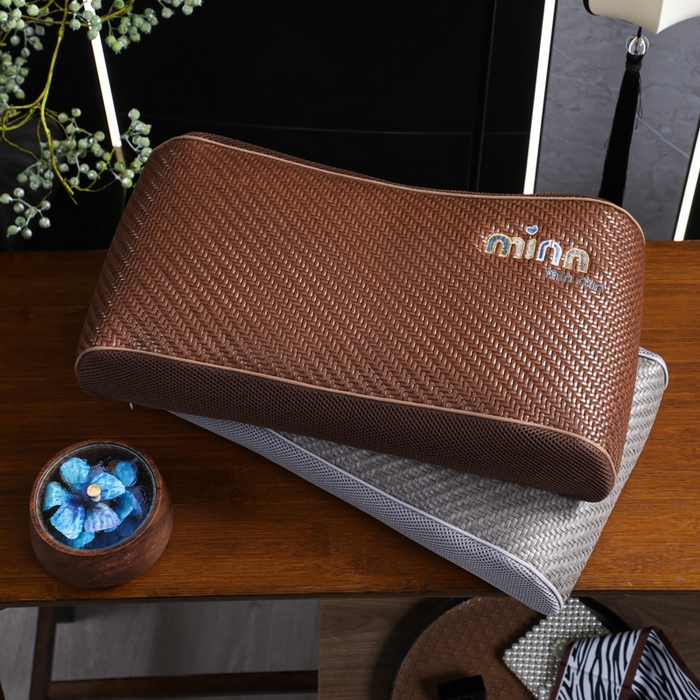 91家纺网 家纺一手货源 找家纺 （总）仁宇枕业 2026新款新品 minn野藤宫廷夏凉花草荞麦枕头枕芯