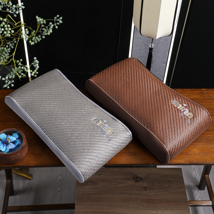 （总）仁宇枕业 2026新款新品 minn野藤宫廷夏凉花草荞麦枕头枕芯