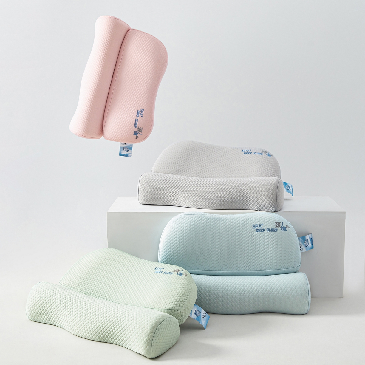 91家纺网 家纺一手货源 找家纺 （总）麦肯锡 2026新款颈氧SPA+分层护颈枕枕头枕芯