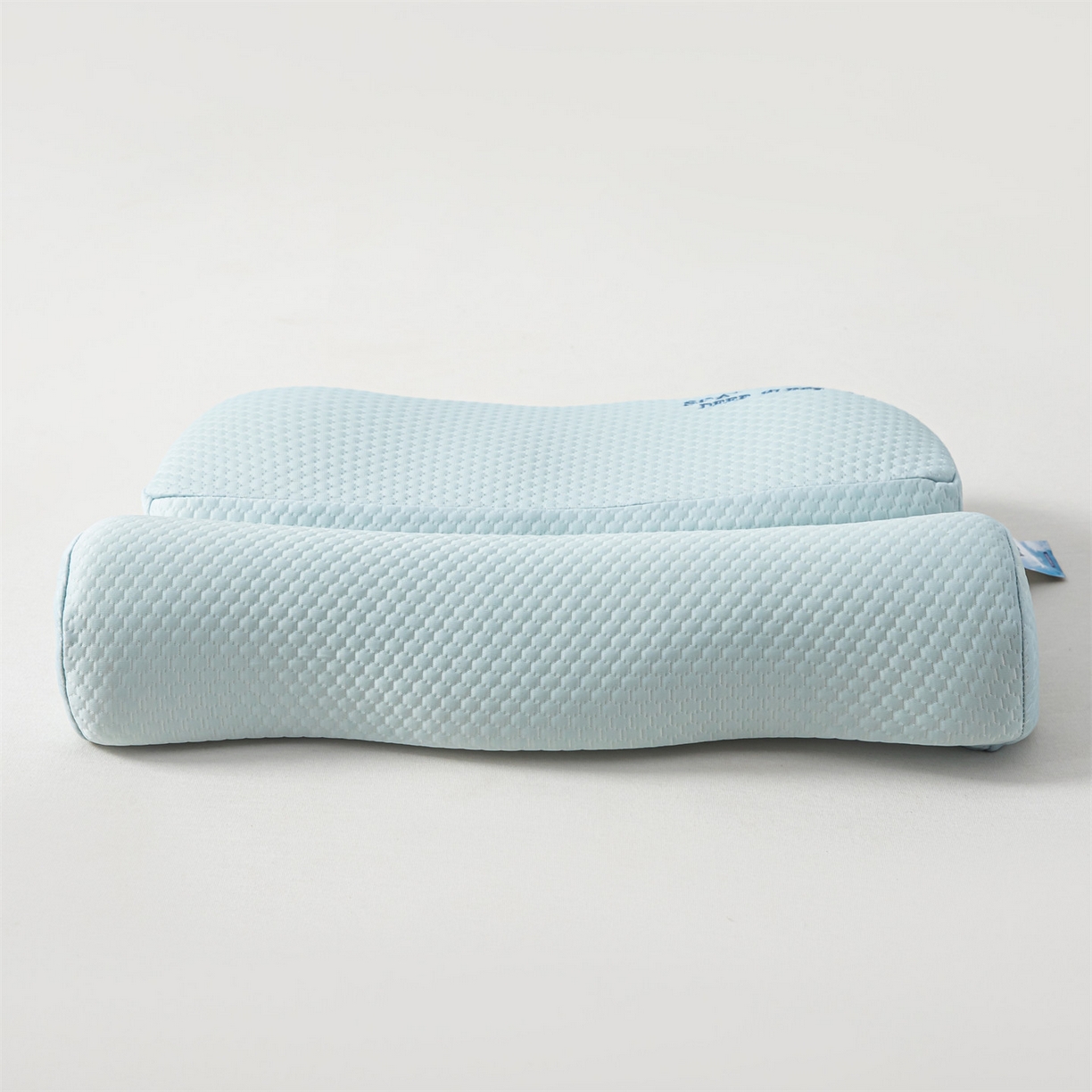 91家纺网 家纺一手货源 找家纺 麦肯锡 2026新款颈氧SPA+分层护颈枕枕头枕芯 蓝色
