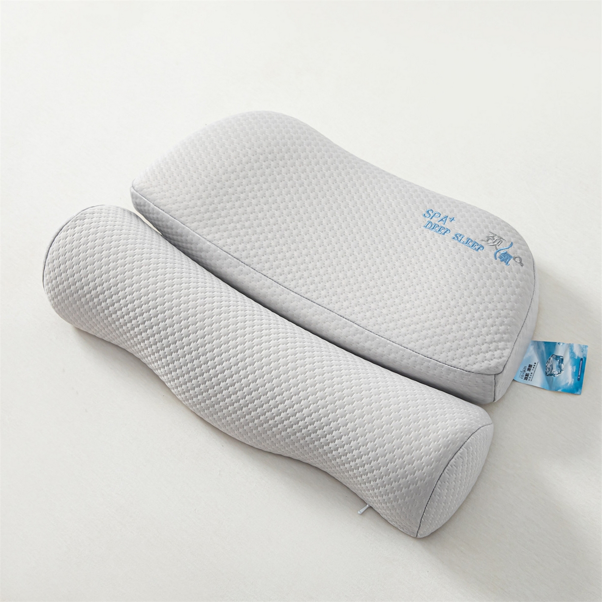 麦肯锡 2026新款颈氧SPA+分层护颈枕枕头枕芯 灰色