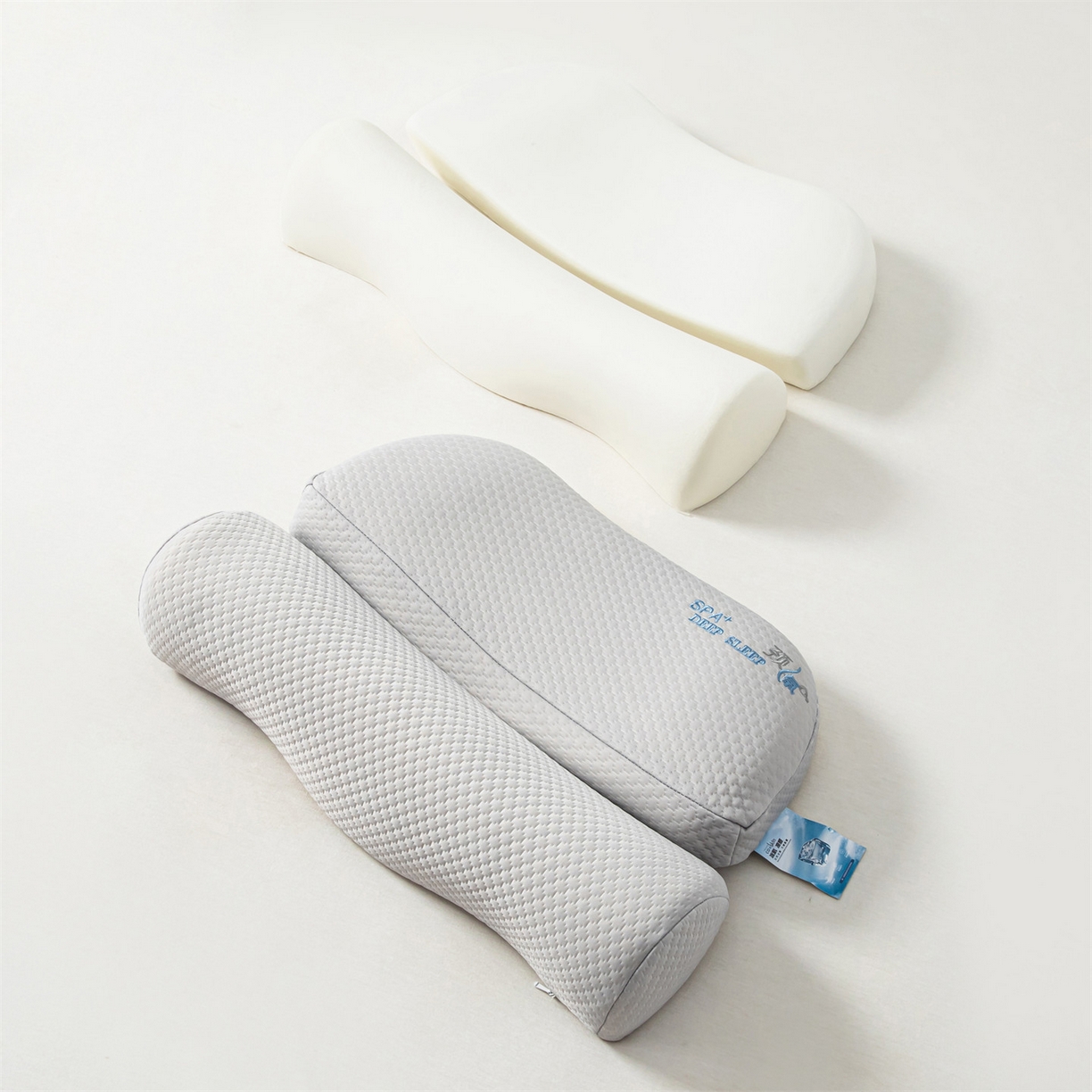 91家纺网 家纺一手货源 找家纺 麦肯锡 2026新款颈氧SPA+分层护颈枕枕头枕芯 灰色