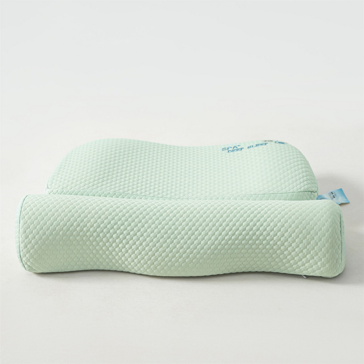 91家纺网 家纺一手货源 找家纺 麦肯锡 2026新款颈氧SPA+分层护颈枕枕头枕芯 绿色