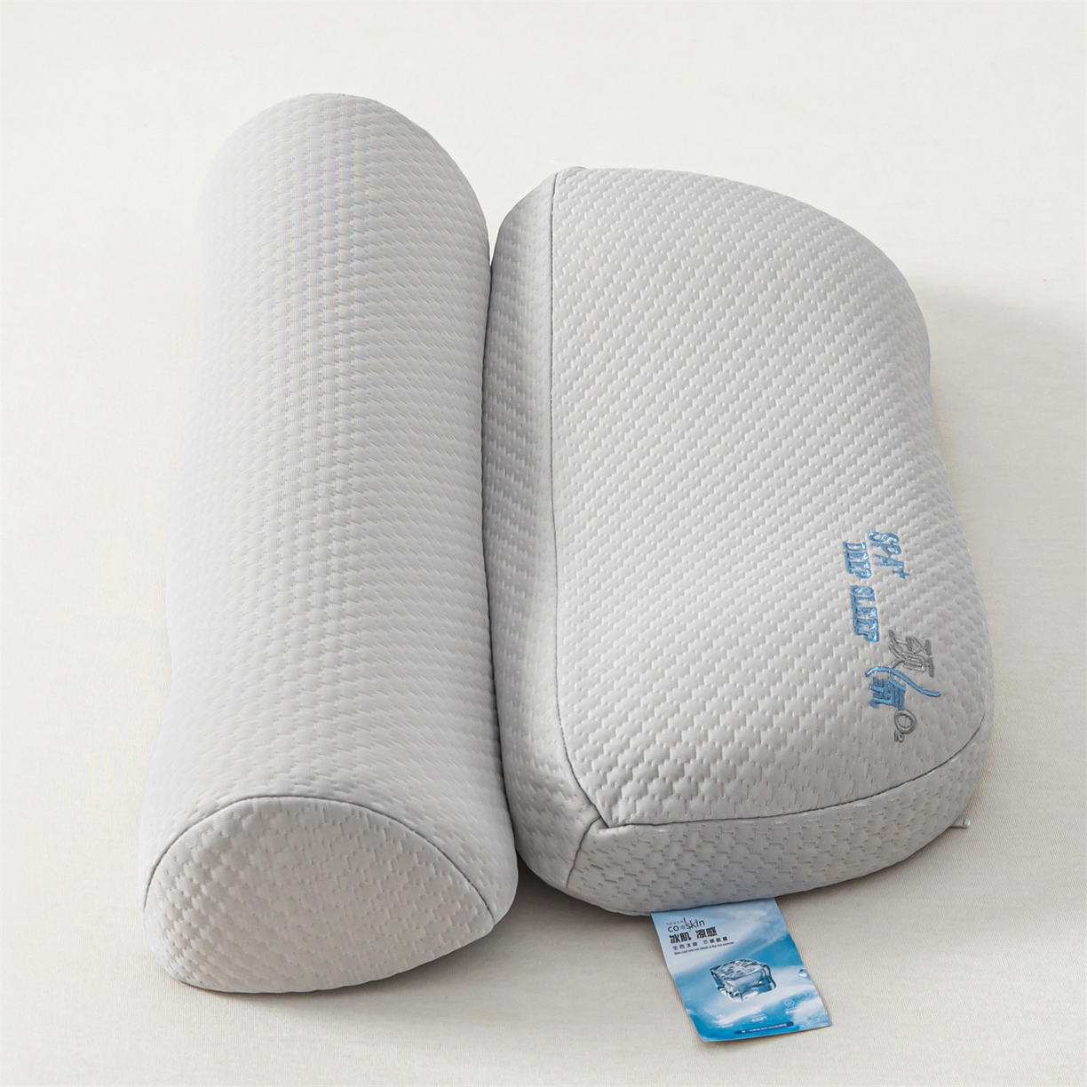 91家纺网 家纺一手货源 找家纺 麦肯锡 2026新款颈氧SPA+分层护颈枕枕头枕芯 灰色