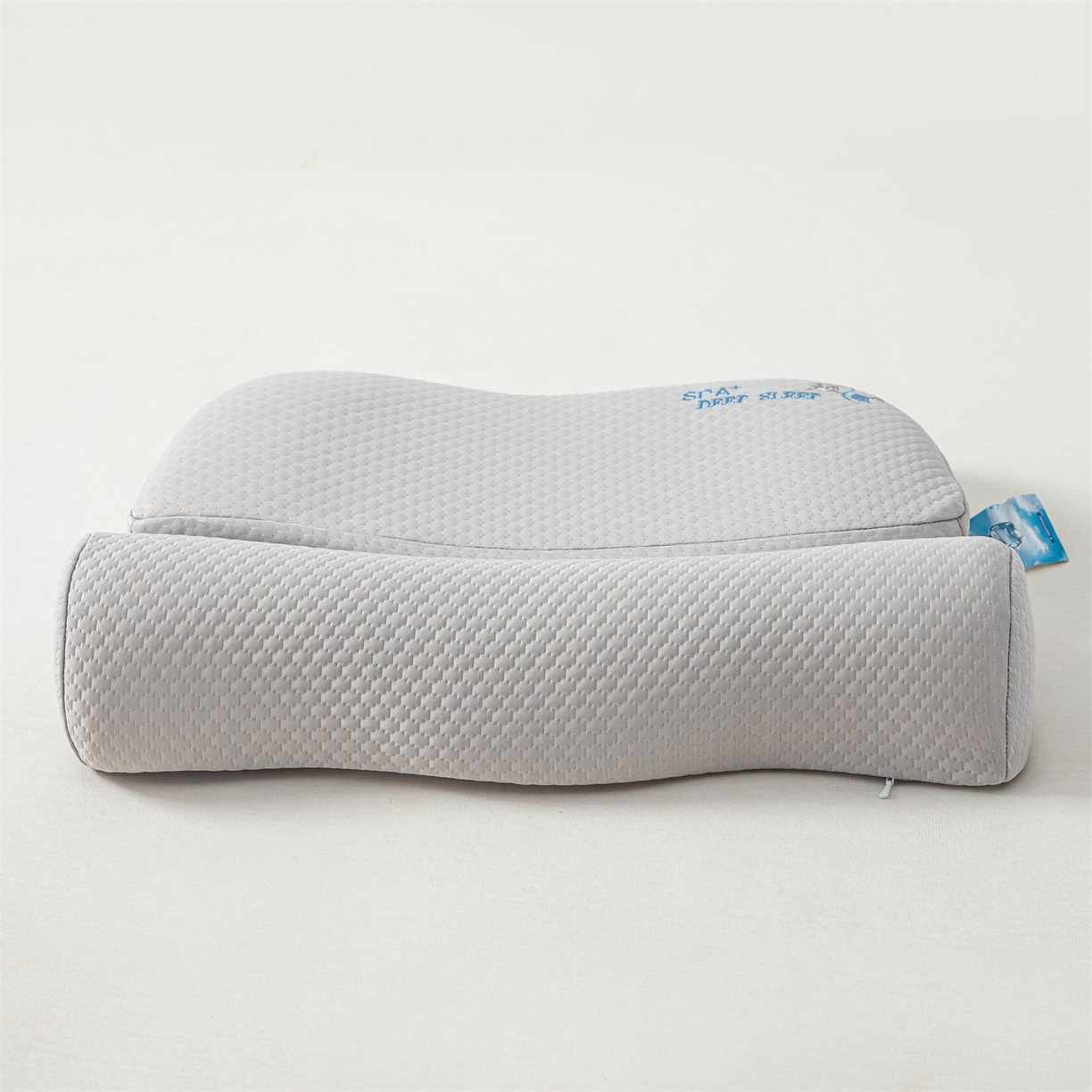 91家纺网 家纺一手货源 找家纺 麦肯锡 2026新款颈氧SPA+分层护颈枕枕头枕芯 灰色