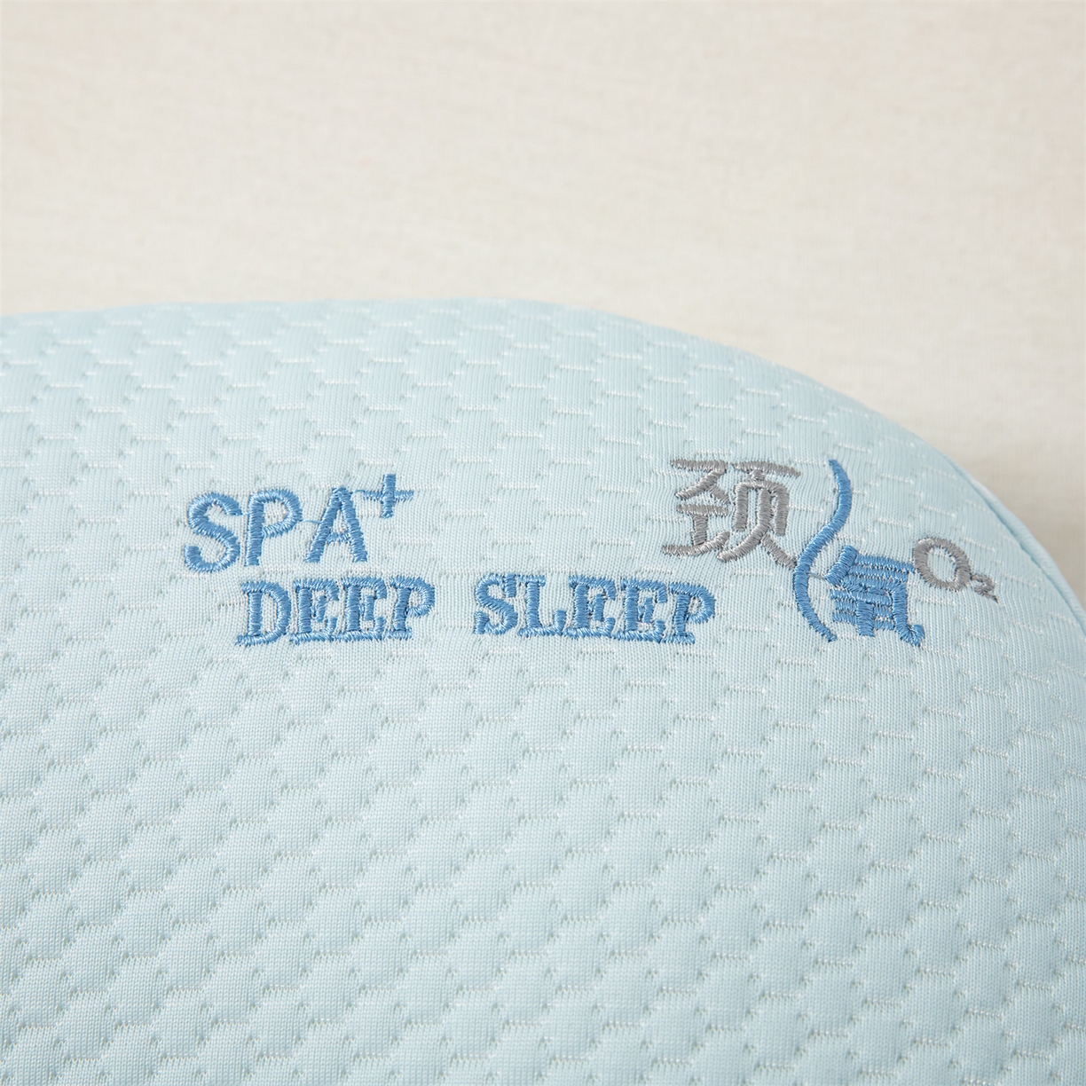 91家纺网 家纺一手货源 找家纺 麦肯锡 2026新款颈氧SPA+分层护颈枕枕头枕芯 蓝色