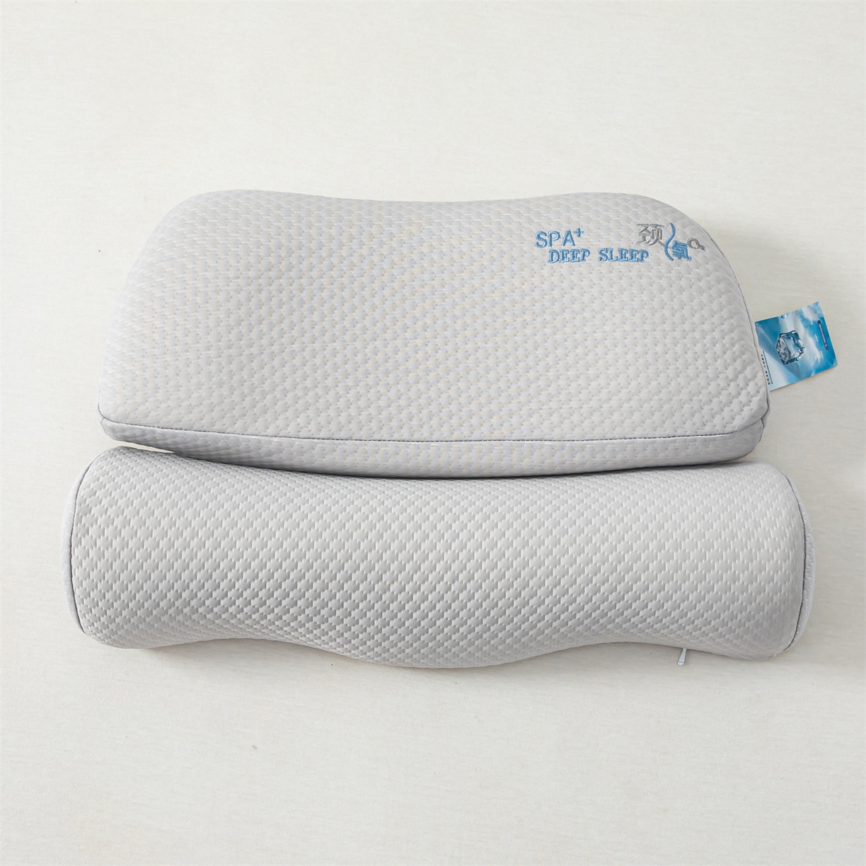 91家纺网 家纺一手货源 找家纺 麦肯锡 2026新款颈氧SPA+分层护颈枕枕头枕芯 灰色