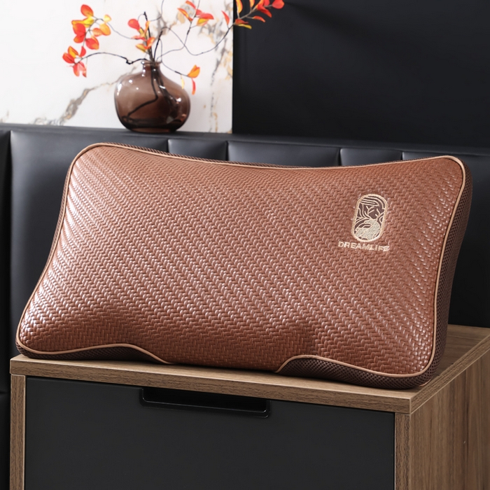 91家纺网 家纺一手货源 找家纺 （总）仁宇枕业 2026新款新品 仿古藤冰藤夏季花草荞麦枕头枕芯