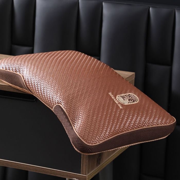 91家纺网 家纺一手货源 找家纺 （总）仁宇枕业 2026新款新品 仿古藤冰藤夏季花草荞麦枕头枕芯