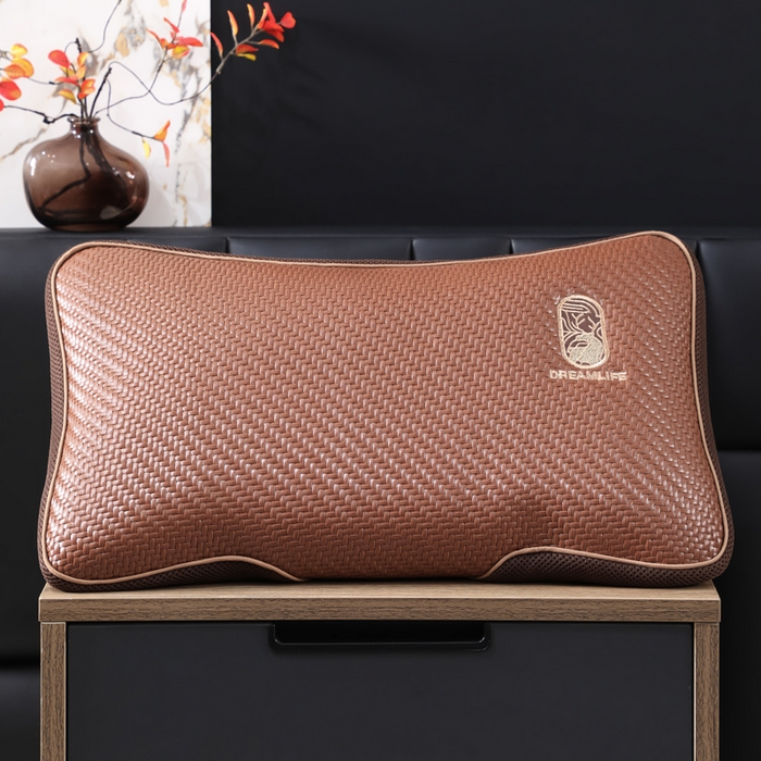 91家纺网 家纺一手货源 找家纺 （总）仁宇枕业 2026新款新品 仿古藤冰藤夏季花草荞麦枕头枕芯