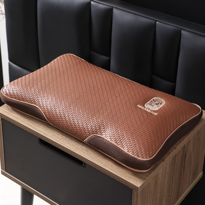 91家纺网 家纺一手货源 找家纺 （总）仁宇枕业 2026新款新品 仿古藤冰藤夏季花草荞麦枕头枕芯