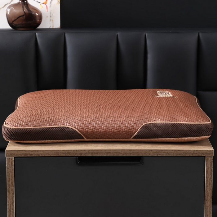 91家纺网 家纺一手货源 找家纺 （总）仁宇枕业 2026新款新品 仿古藤冰藤夏季花草荞麦枕头枕芯