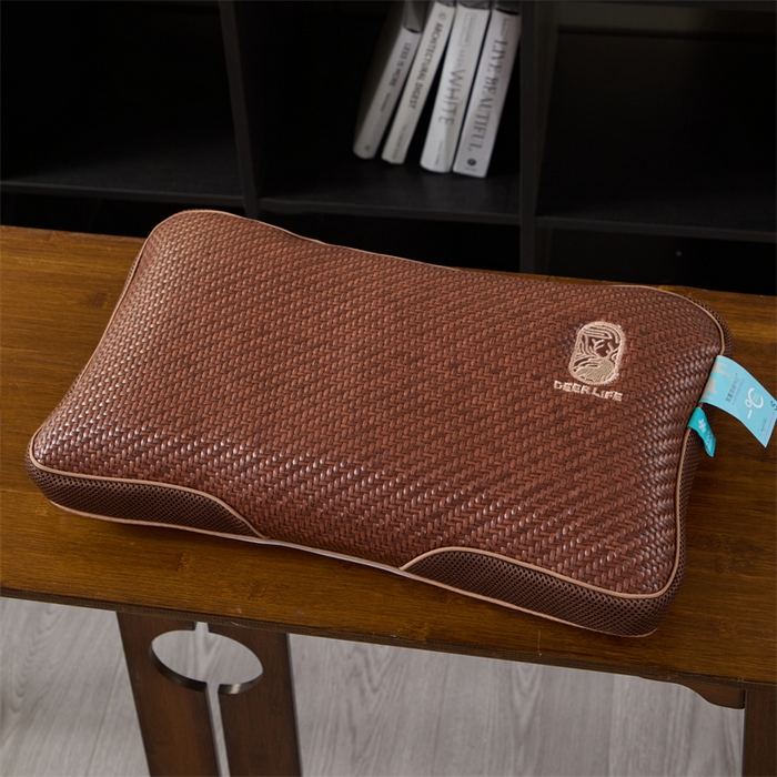 （总）仁宇枕业 2026新款新品 仿古藤冰藤夏季花草荞麦枕头枕芯