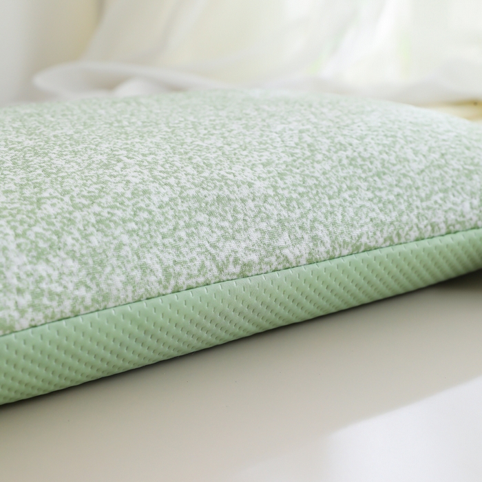 91家纺网 家纺一手货源 找家纺 （总）仁宇枕业 2026新款新品 花边清凉束束菊花草荞麦枕头枕芯