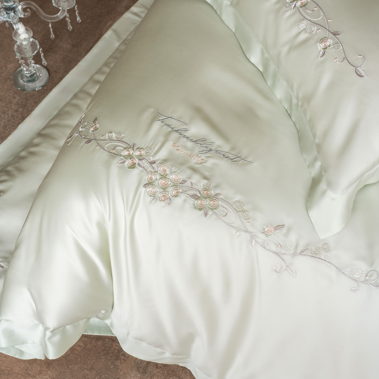 91家纺网 家纺一手货源 找家纺 （总）时亿家居 2026春夏新款兰精天丝四件套-夏玫瑰系列