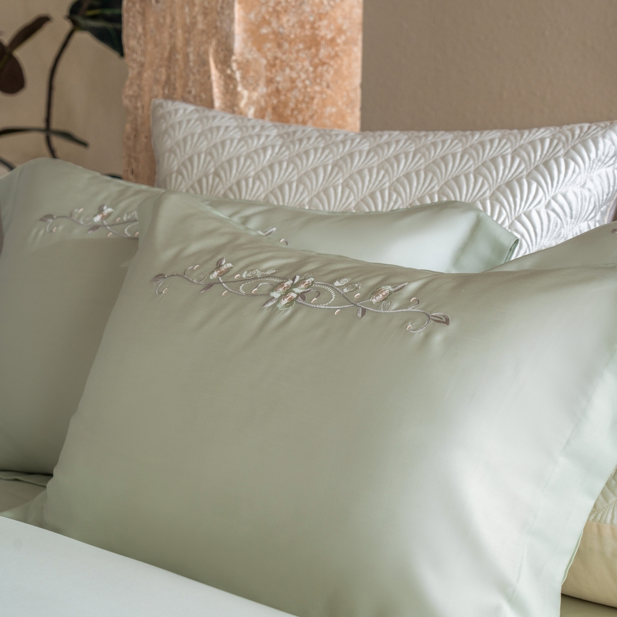 91家纺网 家纺一手货源 找家纺 （总）时亿家居 2026春夏新款兰精天丝四件套-夏玫瑰系列