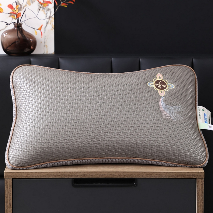 91家纺网 家纺一手货源 找家纺 （总）仁宇枕业 2026新款新品 家和万事兴夏季夏凉冰凉冰藤凉枕花草枕荞麦枕头枕芯