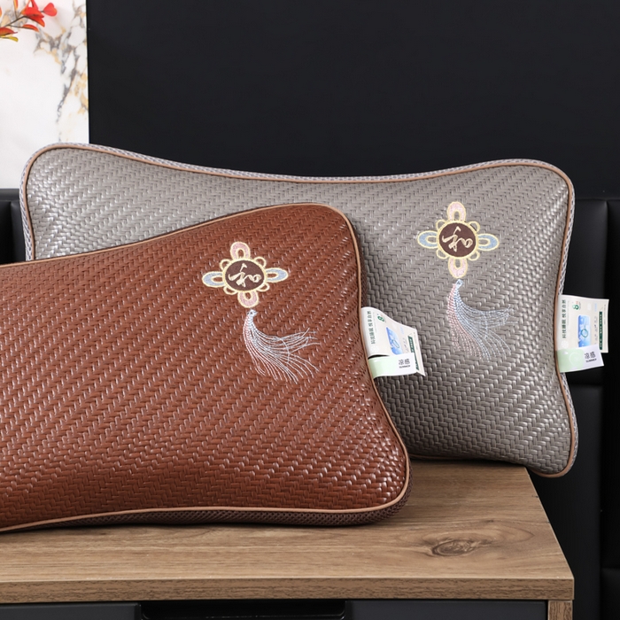 91家纺网 家纺一手货源 找家纺 （总）仁宇枕业 2026新款新品 家和万事兴夏季夏凉冰凉冰藤凉枕花草枕荞麦枕头枕芯