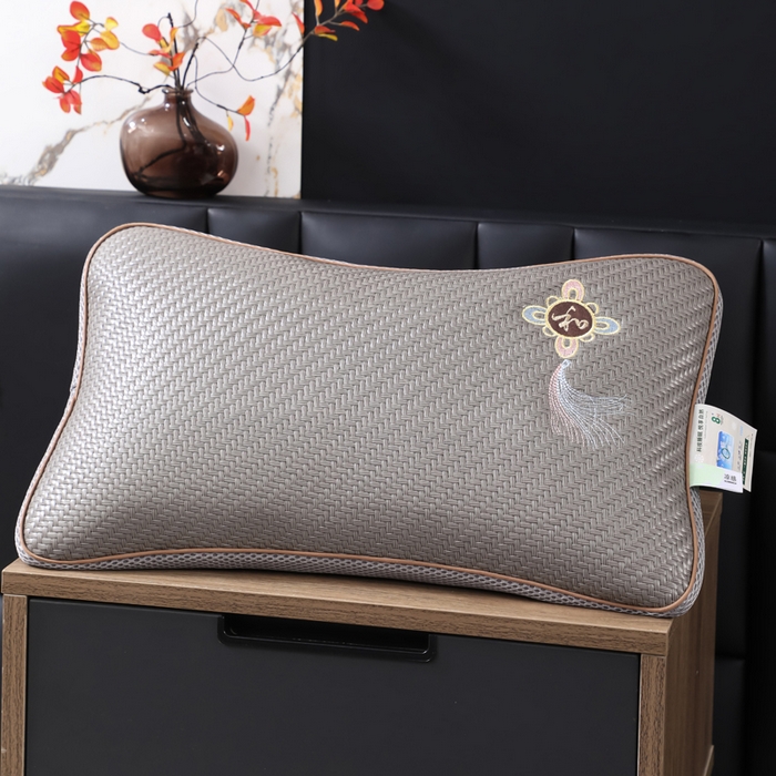 91家纺网 家纺一手货源 找家纺 （总）仁宇枕业 2026新款新品 家和万事兴夏季夏凉冰凉冰藤凉枕花草枕荞麦枕头枕芯