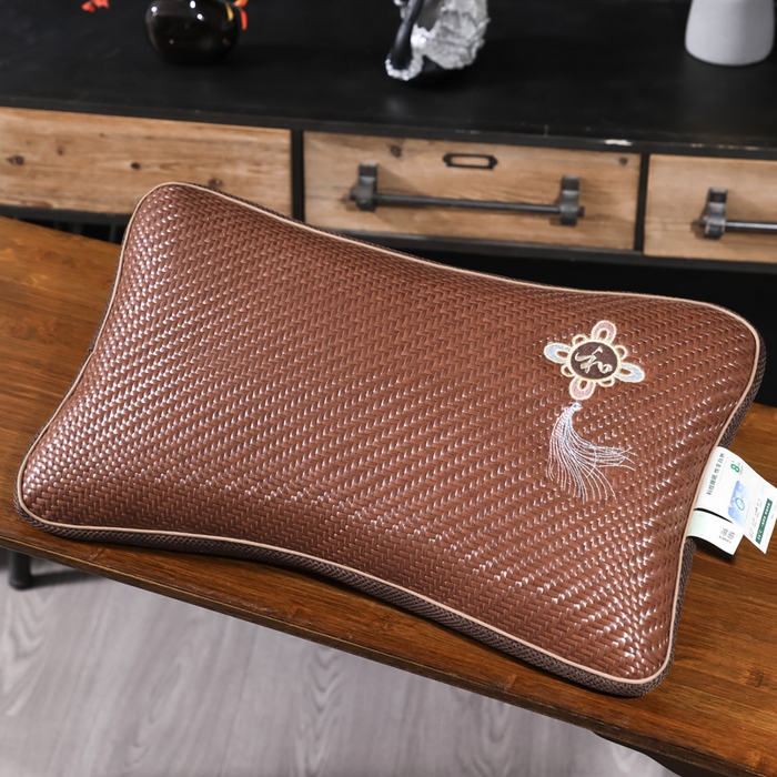 91家纺网 家纺一手货源 找家纺 （总）仁宇枕业 2026新款新品 家和万事兴夏季夏凉冰凉冰藤凉枕花草枕荞麦枕头枕芯