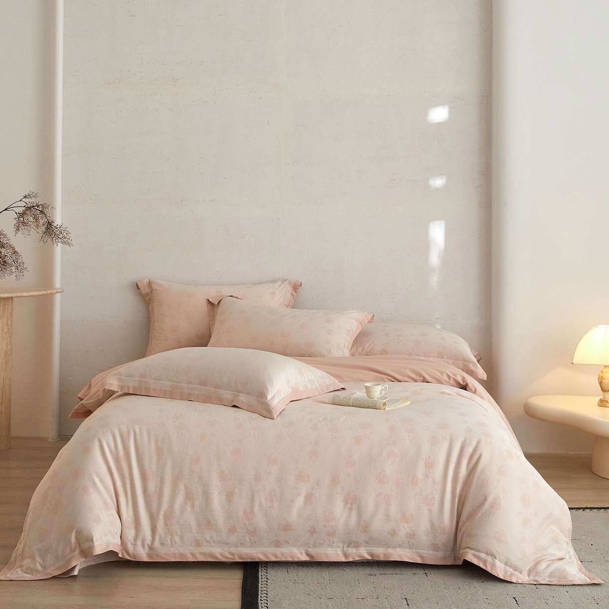 91家纺网 家纺一手货源 找家纺 （总）JUICY 橘滋家纺 2026新款云柔奢韵全棉色织提花系列四件套