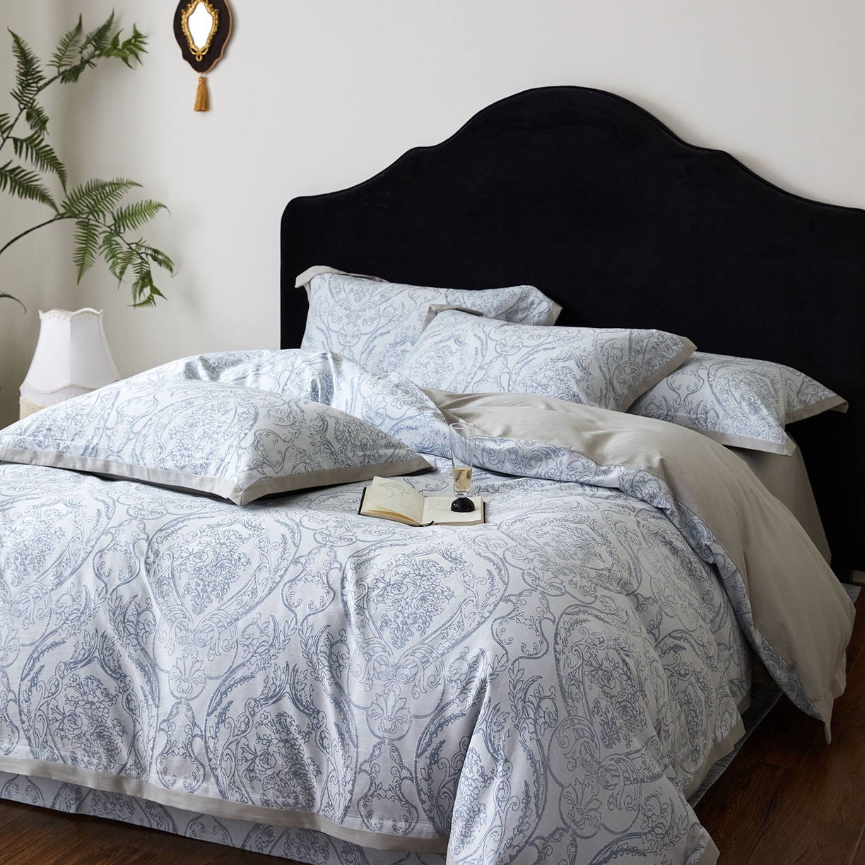 91家纺网 家纺一手货源 找家纺 （总）JUICY 橘滋家纺 2026新款云柔奢韵全棉色织提花系列四件套