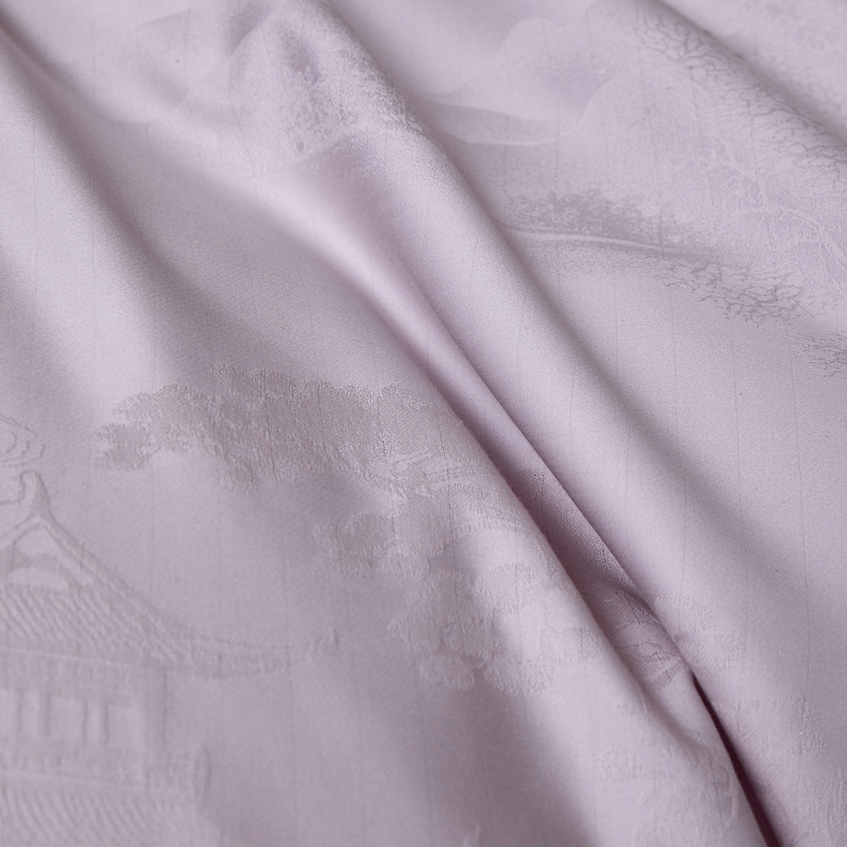 91家纺网 家纺一手货源 找家纺 JUICY 橘滋家纺 2026新款流光锦年暗纹提花天丝棉系列四件套 东方诗-薄紫