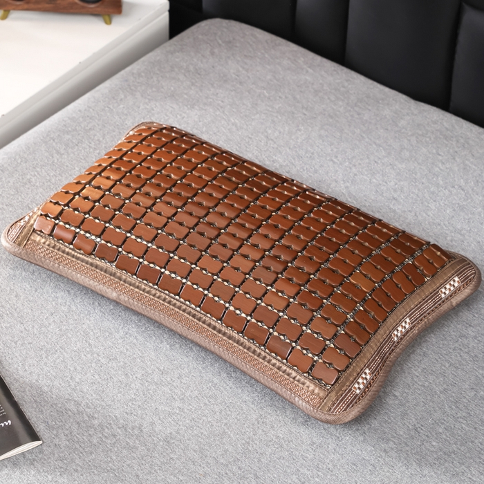 91家纺网 家纺一手货源 找家纺 （总）仁宇枕业 2026新款新品 竹炭方块竹席荞麦枕头夏凉枕头枕芯