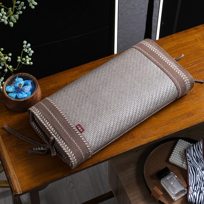 91家纺网 家纺一手货源 找家纺 （总）仁宇枕业 2026新款新品花边款野藤二合一夏凉花草荞麦枕头枕芯