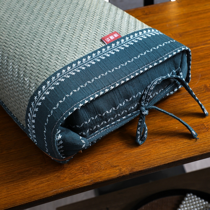 91家纺网 家纺一手货源 找家纺 （总）仁宇枕业 2026新款新品花边款野藤二合一夏凉花草荞麦枕头枕芯