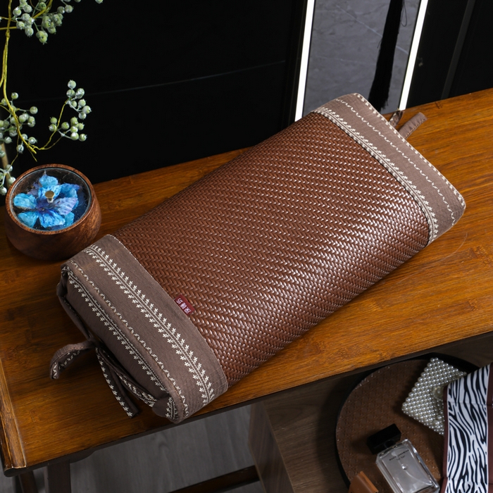 91家纺网 家纺一手货源 找家纺 （总）仁宇枕业 2026新款新品花边款野藤二合一夏凉花草荞麦枕头枕芯