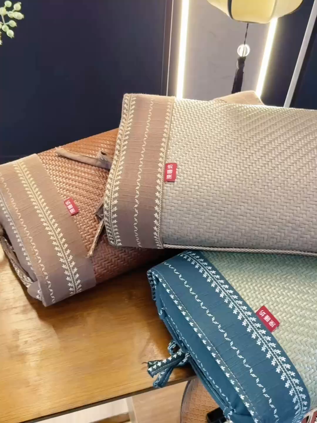 91家纺网 家纺一手货源 找家纺 （总）仁宇枕业 2026新款新品花边款野藤二合一夏凉花草荞麦枕头枕芯