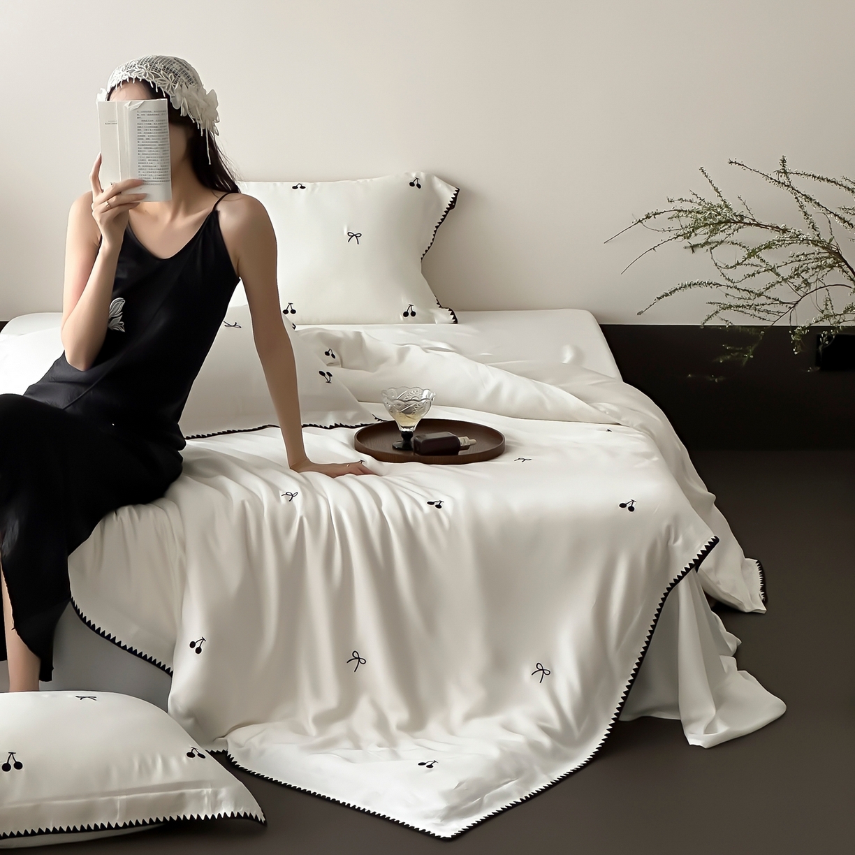 91家纺网 家纺一手货源 找家纺 时亿家居 2023新款300g棉羊绒四件套 小彩虹 彩虹 薄荷