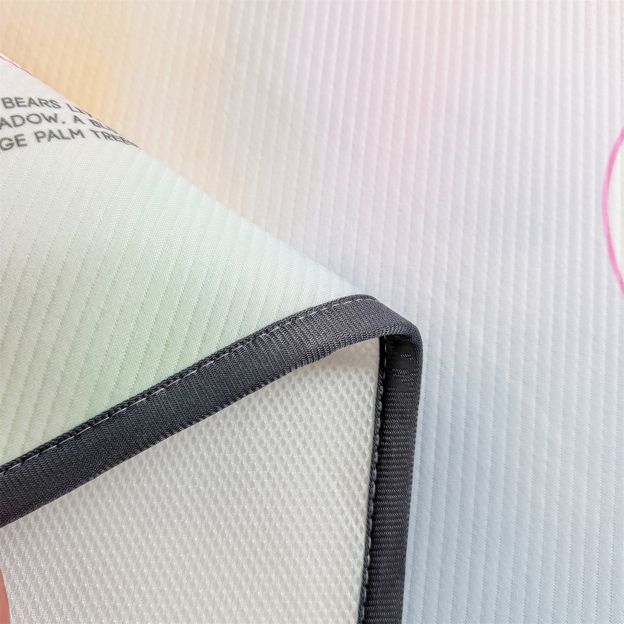 91家纺网 家纺一手货源 找家纺 慕木家纺 2026春夏新款泰迪冰丝席系列凉席席子空调软席平席和床笠 泰迪炫彩 床席款