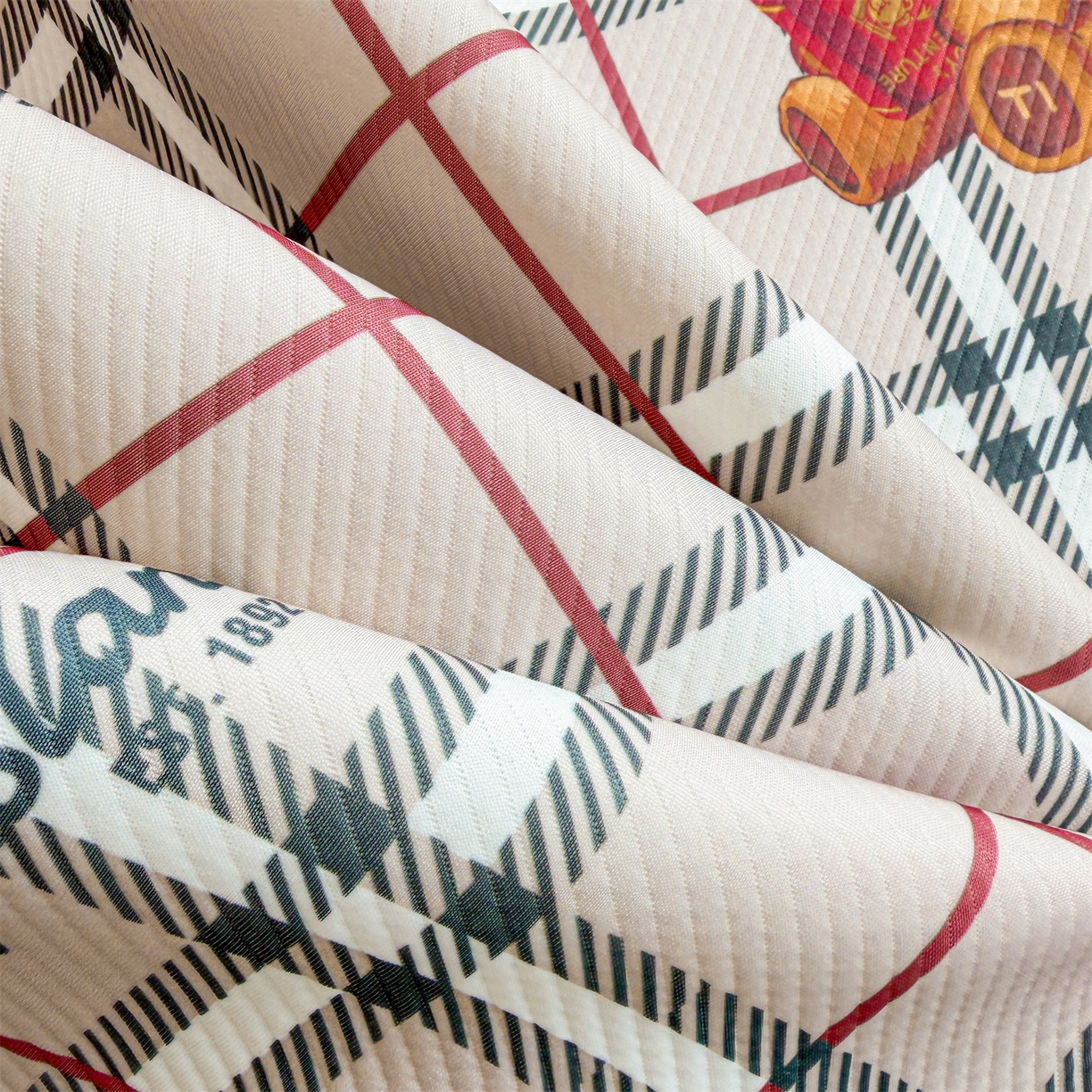 91家纺网 家纺一手货源 找家纺 慕木家纺 2026春夏新款泰迪冰丝席系列凉席席子空调软席平席和床笠 泰迪英伦 床席款