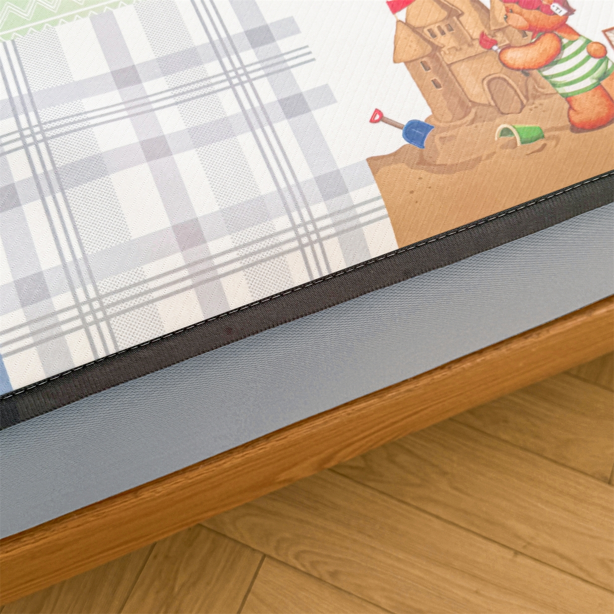 91家纺网 家纺一手货源 找家纺 慕木家纺 2026春夏新款泰迪冰丝席系列凉席席子空调软席平席和床笠 泰迪区域 床笠款